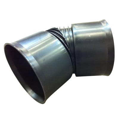 [199315255] Hegler 293/247 mm 45 gr. bøjning, uden gummiringe