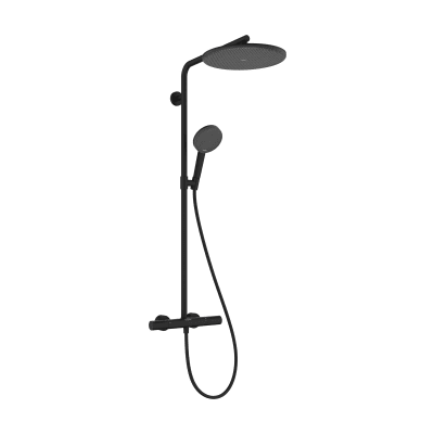 [722136601] Hansgrohe Raindance Alive S Puro Showerpipe brusesæt, vandsparende, mat sort