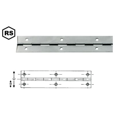 [894068552] Klaverhængsel r.s. 40mm 3,5m