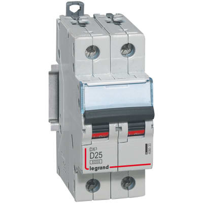 [3922207690] Automatsikring DX3 D 10A 2P, 2M, 6/10kA