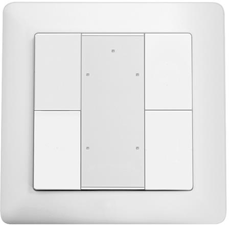 [5401015086] TRYKKNAP X4 DALI-2 HVID