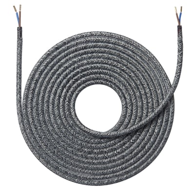 [6232200371] Stofledning 4 meter, Meleret Grå