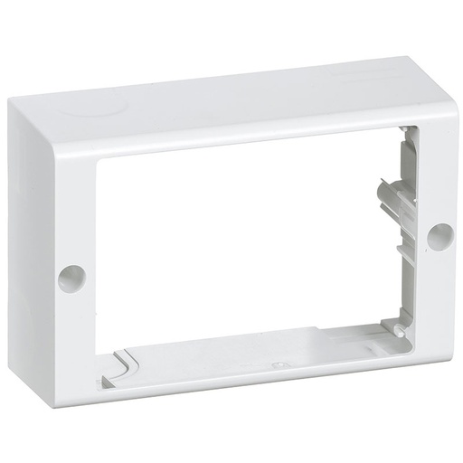 [1017025585] CLIC'LINE® monteringsbox dobbelt hvid
