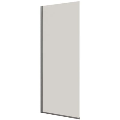 [674187074] Dansani brusevæg, klart glas, 1978 x 970-990 x 6 mm, krom