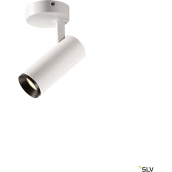[4242911416] NUMINOS S, påbygningsspot, 3000K, 1020 lm, 36°, hvid/sort