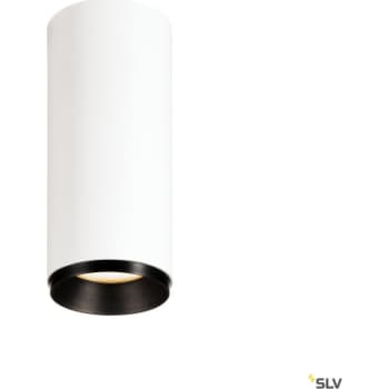 [4242911584] NUMINOS S, loftlampe, 3000K, 1020 lm, 24°, hvid/sort