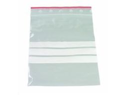 [H25576] Lynlåspose m. skrivefelt - 60 x 80mm (100 stk.)