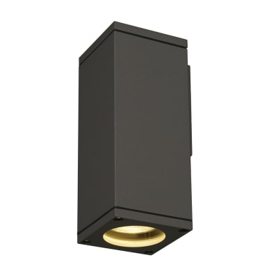 [4243900646] Væglampe Theo, GU10, antracit, IP44
