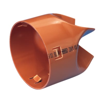 [197242000] Wavin 126/113 mm PVC-drænslutmuffe