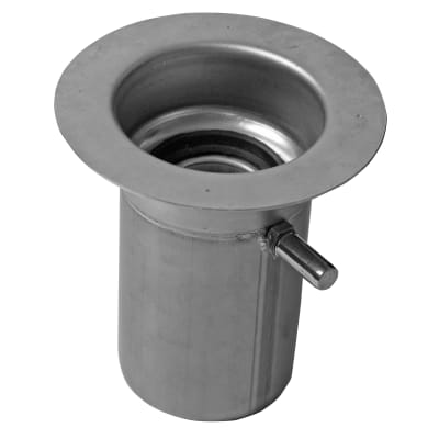 [155259313] ACO 75 mm rendeudløb uden vandlås, med studs, lodret