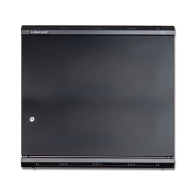 [0986420555] Vægrack 19" 20HE B600xD600xH1010 mm sort med glasdør
