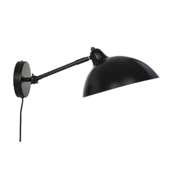 [6243300503] Futura væglampe, E14, Ø260, sort/hvid