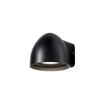 [6243200360] Væglampe BIRK udendørs, sort, downlight