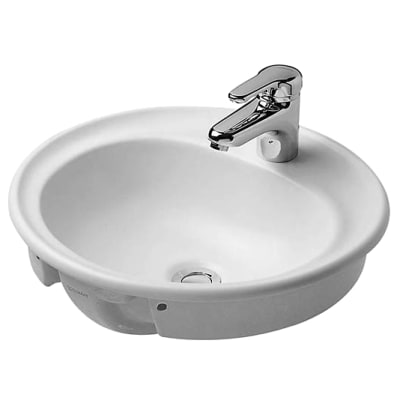 [635913000] Duraplus Manua vask til nedfældning 48 cm med hanehul og overløb