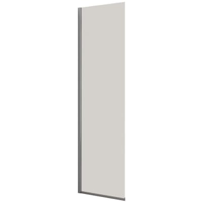 [674187014] Dansani brusevæg, klart glas, 1978 x 670-690 x 6 mm, krom