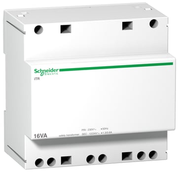 [3317000185] Sikkerhedstransformer TR 16VA 230/12-24VAC Bredde 90mm
