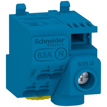 [3316413252] Afdækning terminalblok 1x6/25 + 4x1,5/4 ekstra tilbehør til Pragma afdækningerne ifm terminalklemmer