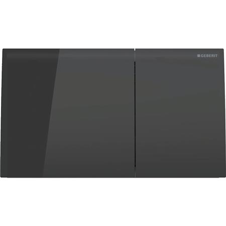 [0200204043] SIGMA70 BETJENINGSPLADE GLAS/SORT
