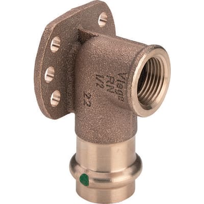 [035526022] 22 mm x 3/4" Sanpress vægfitting