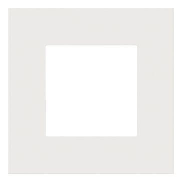 [3417810466] Ramme 1- modul Pure white steel