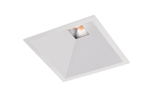 [6242032610] Downlight Soft Square 3000K, 910 lumen, hvid