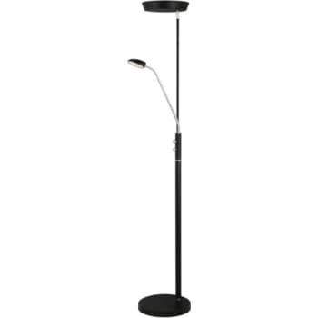 [6244100951] VEGAS Gulvlampe Combi LED 5/20W sort