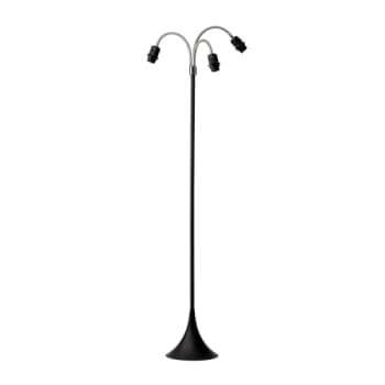[6244200408] Gulvlampe Trafik Excl. Skærme Sort