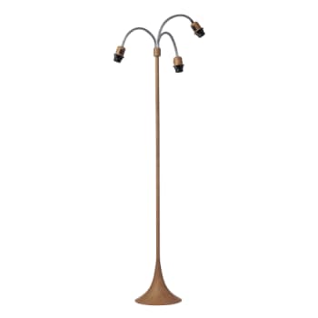 [6244200437] Gulvlampe Trafik Excl. Skærme Trælook