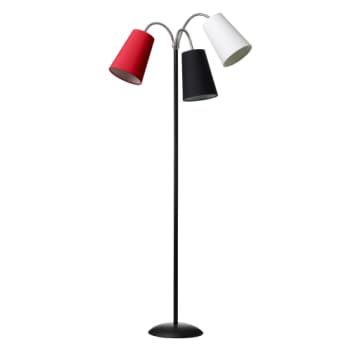 [6244200466] Gulvlampe Salsa Sort Med R-S-H Skærme