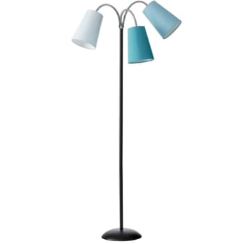 [6244200479] Gulvlampe Salsa Sort Med A-P-L Skærme