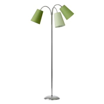 [6244200495] Gulvlampe Salsa Krom Med Æ-M-Æ Skærme