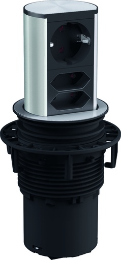 [0917061336] ELEVATOR STIKK 1XSCHUKO/2XEURO