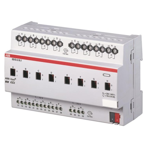 [2126659184] KNX DÆMPER 8K 1-10V 16A MDRC