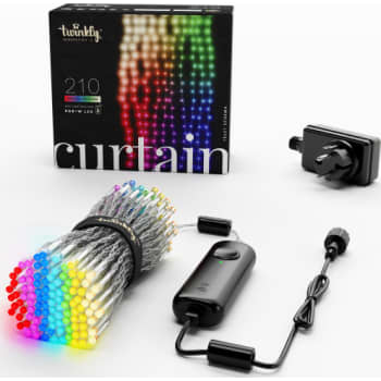[6248000879] Twinkly Special Edition Curtain 210 RGB + W LED , app-styret
