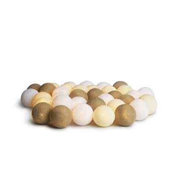 [6248001098] IrisLights Lyskæde Led Creamy White 20-Lys, 150 cm + 140 cm
