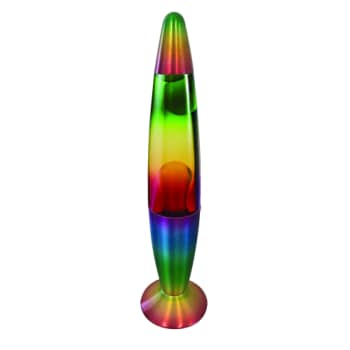 [6248001661] Lava Regnbue 35 cm, flerfarvet glas, 230V
