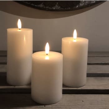 [6248001807] 3D Vokslys Ø7,5 x 10+12,5+15 cm + timer (sæt med 3 stk)
