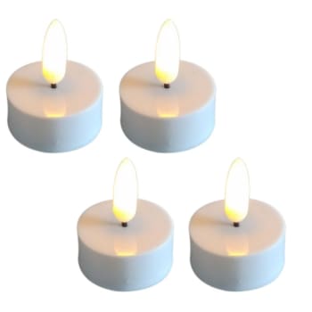 [6248001823] 3D T-Lys Ø 3,8x4,2 cm med auto timer (4 stk)