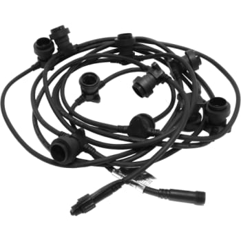[6248001933] Lyskæde 7,35m m/ 10xE27 2x1,5mm2 IP44 230V