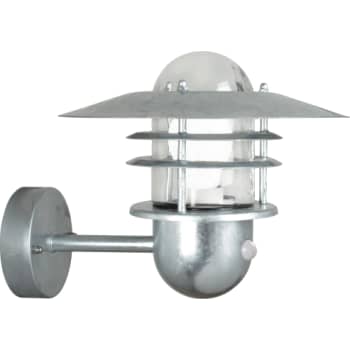[4243210974] Agger Væg E27 med Sensor Galvaniseret