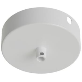 [6241000753] Calex metal loftroset m. 1 udtag, Ø100, mat hvid