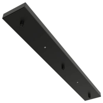[6241000892] Calex metal loft bar m. 3 udtag, 700x100, mat sort