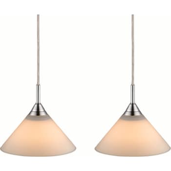 [6241101445] SKOMAGER Pendel sæt 2L opal glas