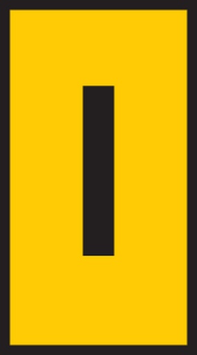 [6227000094] LEDNINGSMÆRKE WIC1 I GUL