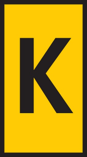 [6227001190] LEDNINGSMÆRKE WIC3 K GUL