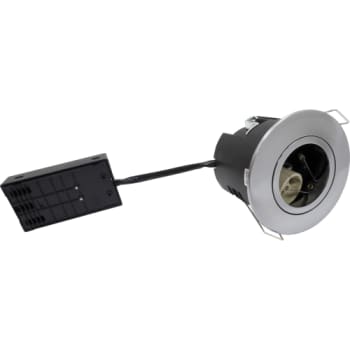 [6242005799] Uni Install ECO, GU10, rund, børstet alu (10 stk. pakke)