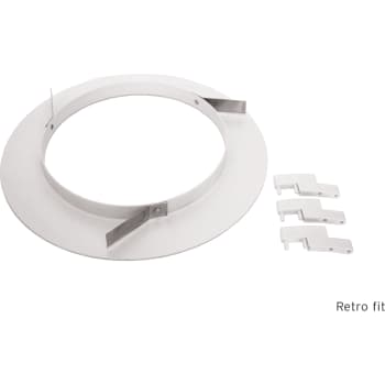 [6242176547] Rax 150  Hvid Rehabring Ø155-200mm Stålplade