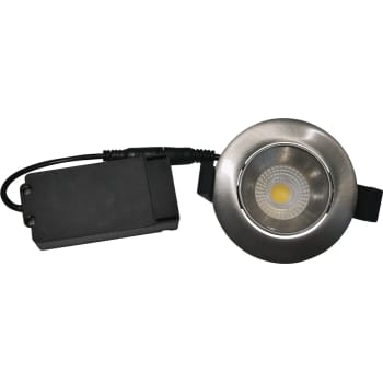 [6242430238] Velia Low Profile Downlight 5,5W 3000K børstet alu rund