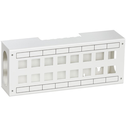 [1086019700] Patchbox for 16xRJ45 hvid