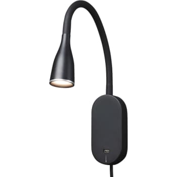 [6243200234] Væglampe Eye Usb Led Sort